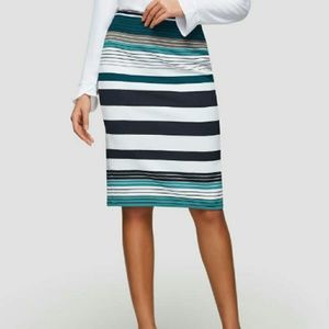 NWT Joe Fresh sz Medium Pencil Skirt Stretch Navy